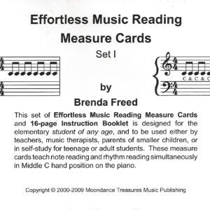 Effortless Music Reading Measure Cards Set 1